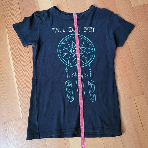 Fall Out Boy M 100% cotton band tee dreamcatcher graphic alternative goth grunge - Picture 7 of 9